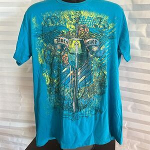 Mad Engine Honor and Duty Men's T-Shirt XL Short Sleeve Graphic Tee